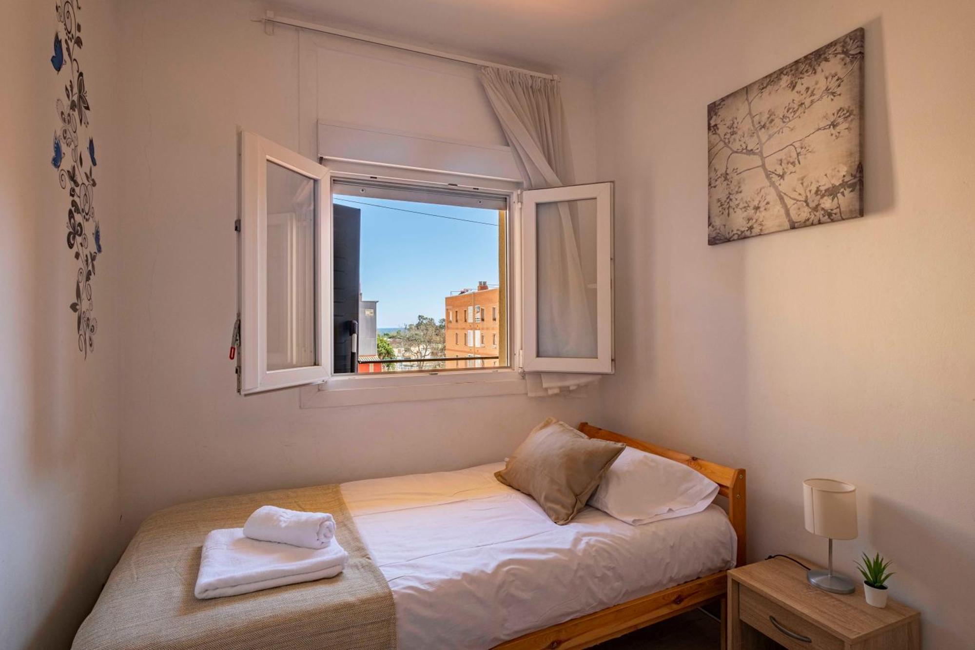 Apartamento 5 Min To The Sea And 15 Min To Barcelona Center Sant Adrià de Besòs Exterior foto