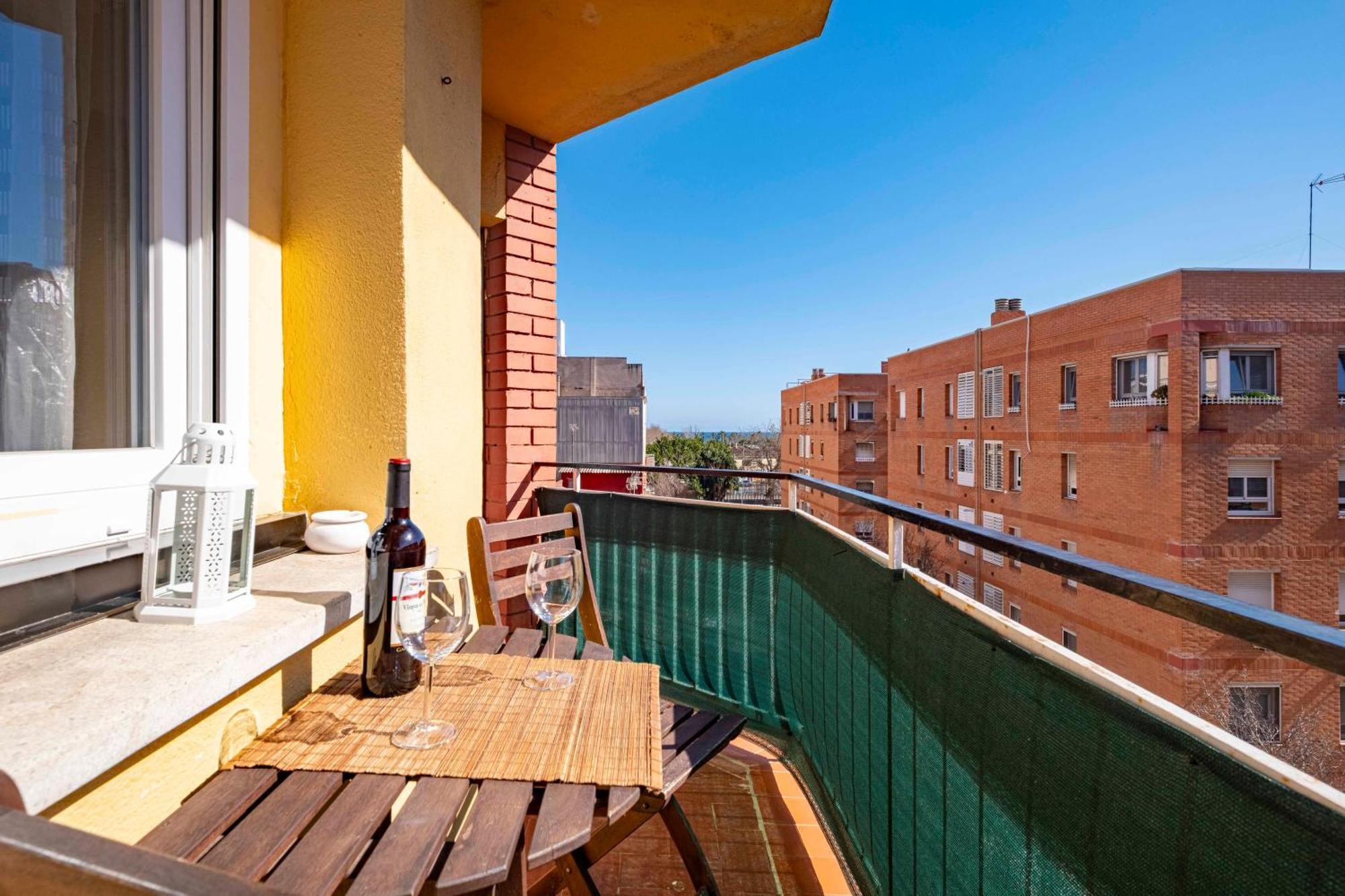 Apartamento 5 Min To The Sea And 15 Min To Barcelona Center Sant Adrià de Besòs Exterior foto